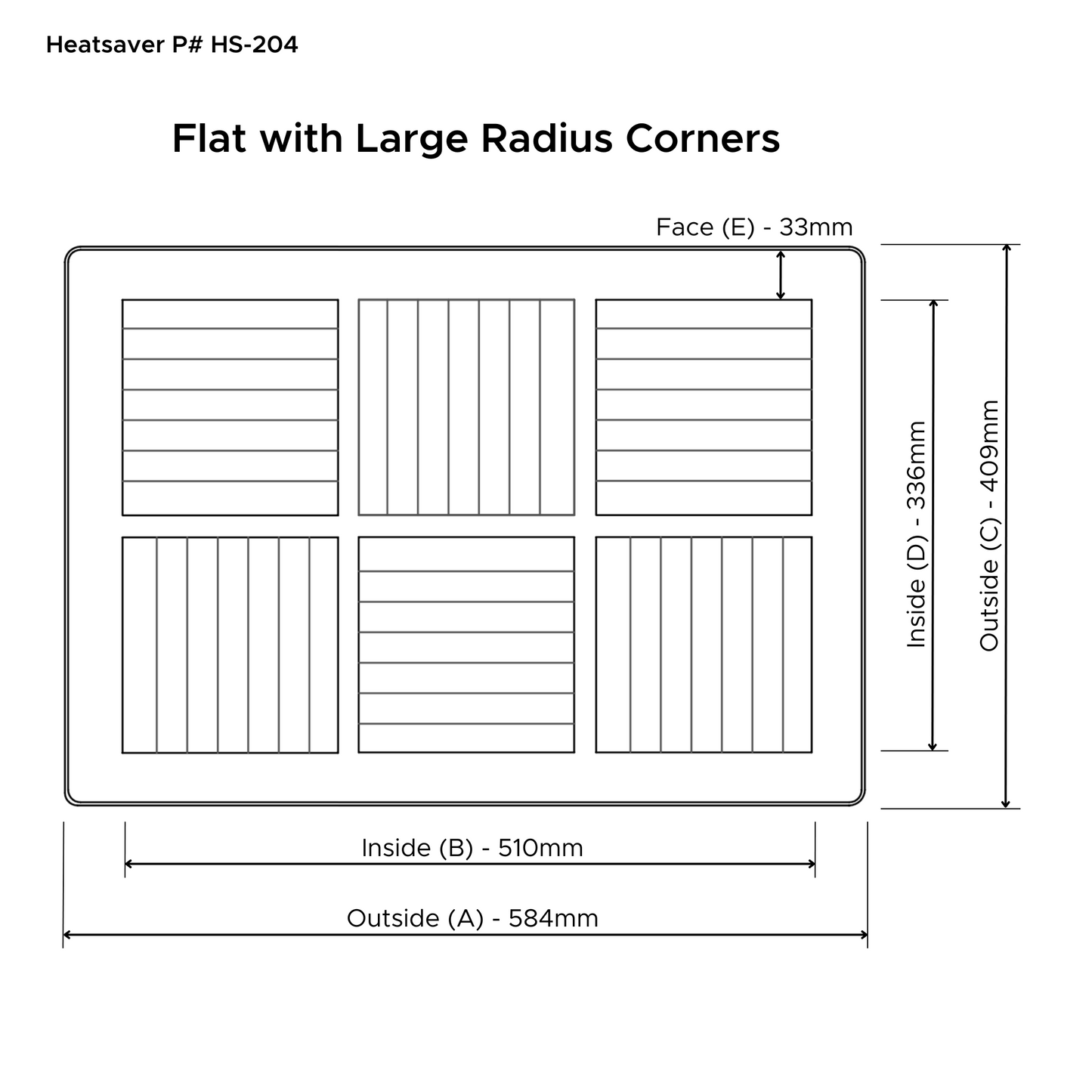 Heatsaver White Vent Cover (HS2)